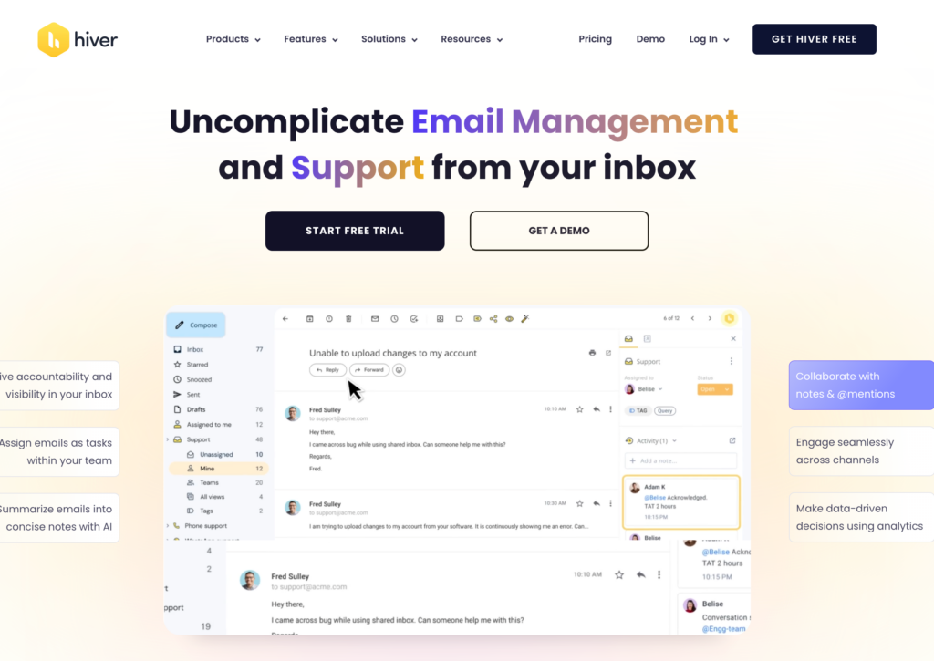 Email Management Tool - Hiver